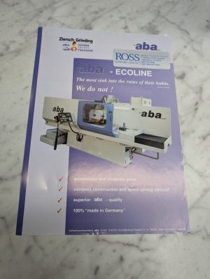 Aba Ecoline Sales Brochure Catalog Literature Specs Features Info