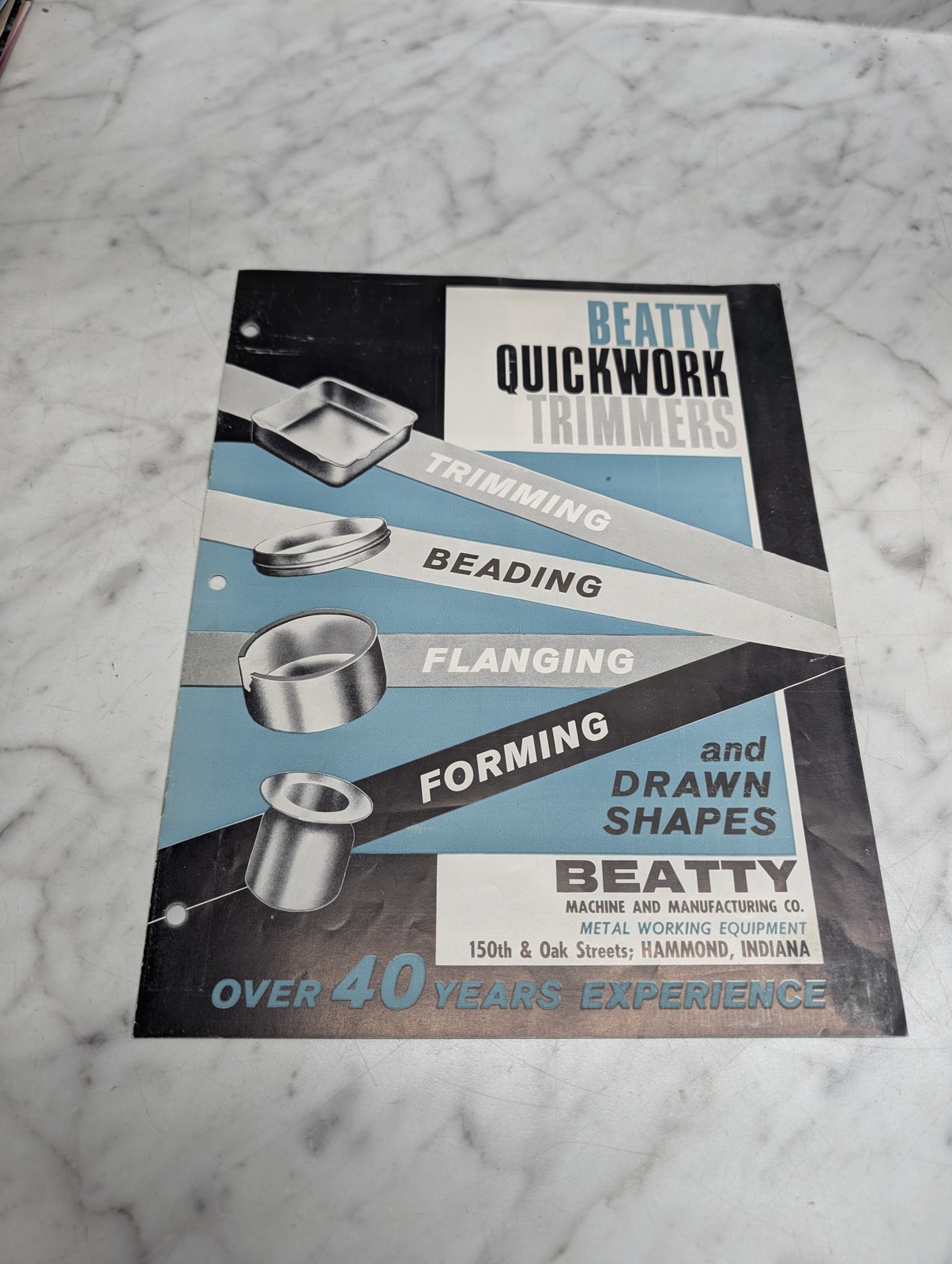 Beatty Quickwork Trimmers Trimming Beading Flanging Forming Sales Brochure