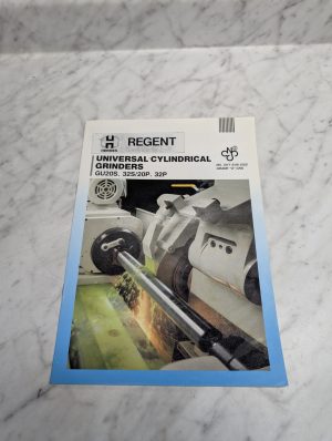 Hermes Regent Universal Cylindrical Grinders Sales Brochure Literature