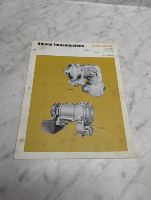 Allison Transmissions Crt 3000 Cycling Models 70 To 185 Hp 52 138 Kw