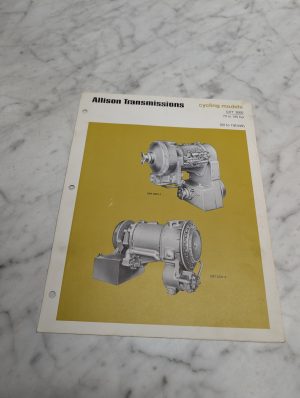 Allison Transmissions Crt 3000 Cycling Models 70 To 185 Hp 52 138 Kw