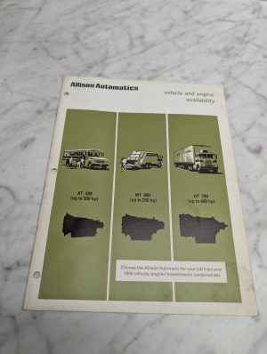 Allison Automatics At 540 Mt Vehicle Engine Availability