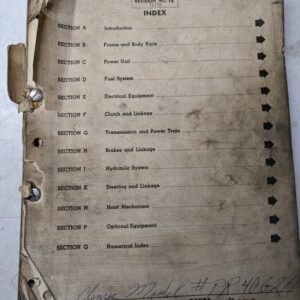 Hyster Fork Lift Parts List Manual S60B S70B S80B S90B S100B Missing Cover 1972