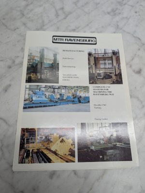 Mtr Ravensburg Remanufacturing Field Service S Machine Tool Brochure