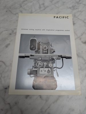 Pacific Universal Milling Machine With Longitudinal Programme Brochure