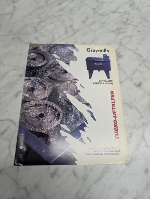 Graymills Turbo Liftkleen Automatic Parts Cleaner Sales Brochure
