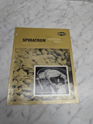 Spiratron Aero Finish Catalog Literature Specs Features Info Sales Brochure