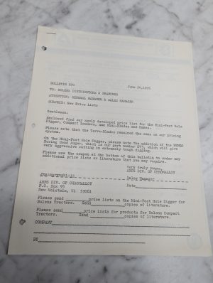 Bulletin 670 Bolens New Price Lists Mini Post Hole Digger Part Number K73 June 2