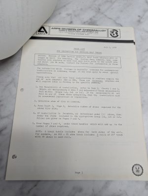 Wisconsin Arps Price List And Instruction For Ordering Half Tracks July 1 1976