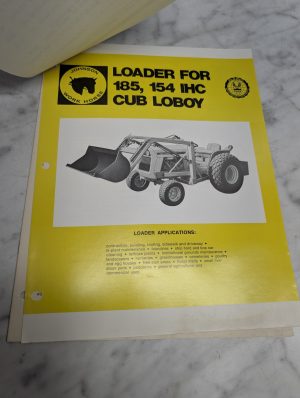 Johnson Work Horse 185 154 International Harvester Cub Loboy Loader For Applicat