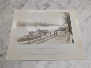 Paris Celebrates Signing Armistice French Submarine Seine Caption Photo 1427-V8