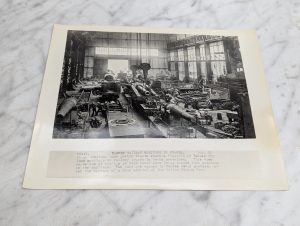 Yankee Railway Monitors France 14 Inch Naval Guns Assembly Wwi Photo