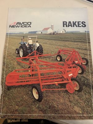 Avco New Idea Rakes Sales Brochure Model 405 406 410 20Ft Raking Width