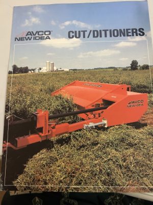 Avco New Idea Cut Ditioners Sales Brochure Model 272 279 Swath Uniform Bales