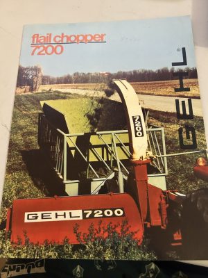 Gehl Flail Chopper 7200 Sales Brochure Forage Harvesting Height Dealers