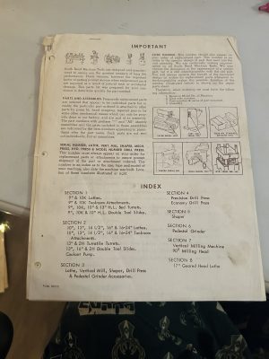 South Bend Lathe Part Assemblies Chart All Product Parts List Lathe Grinders