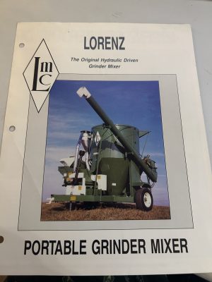 Lorenz Hydraulic Driven Grinder Mixer Portable Model 1020 1250 1600 Brochure