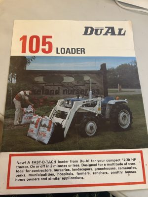 Dual 105 Loader For Compact 17-30 Hp Tractor Fast-D-Tach Sales Brochure