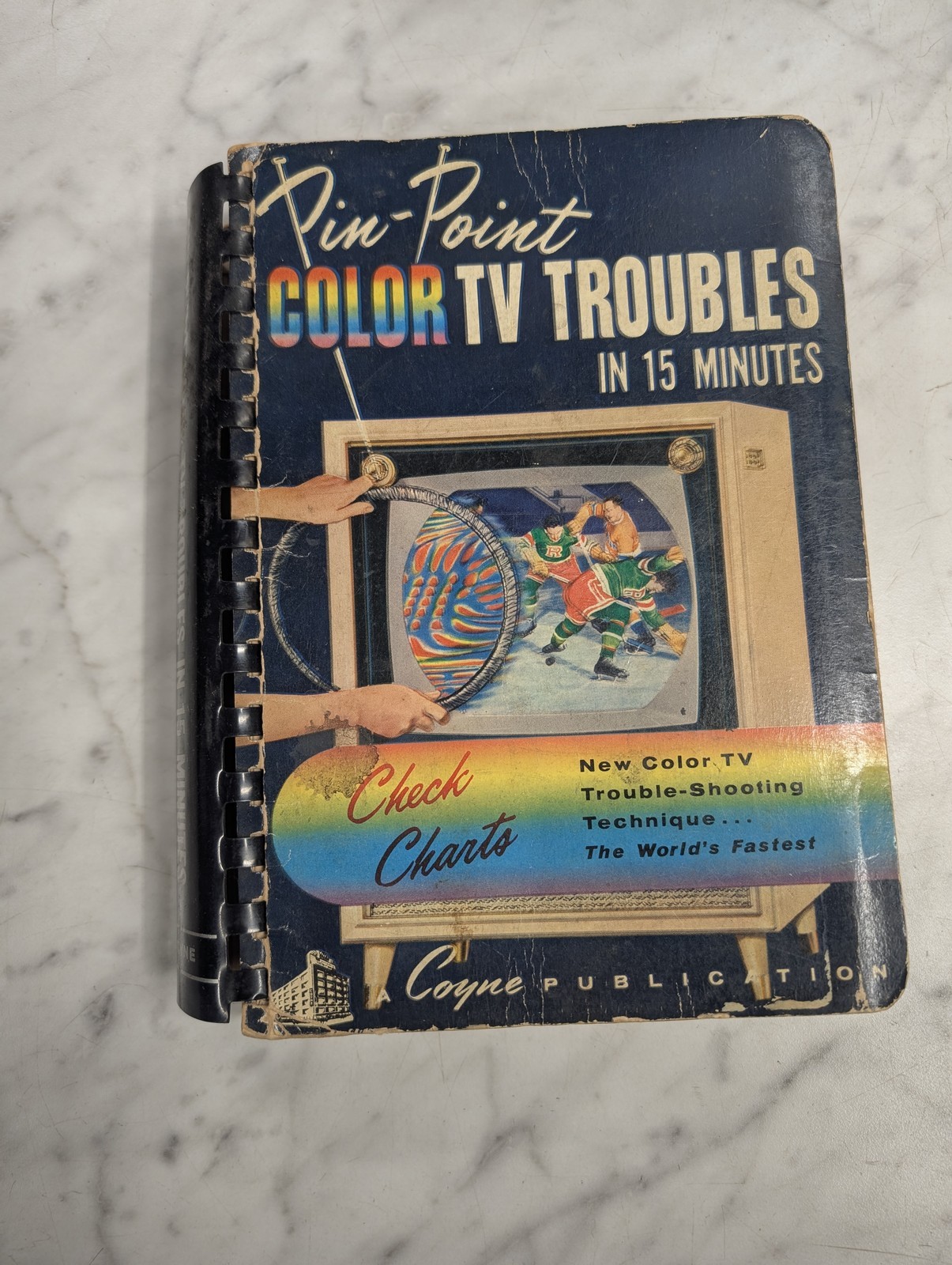 Pin-Point Color Tv Troubles In 15 Minutes Ctb-22 Guide Manual Repair Service '58