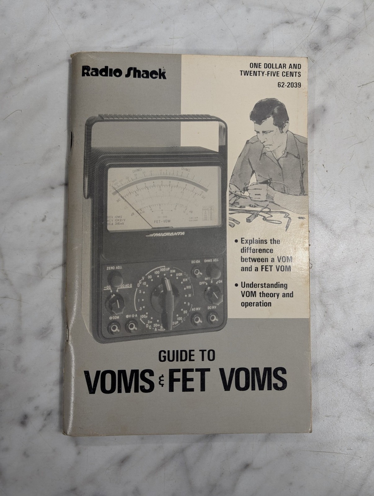 Radio Shack Guide To Voms & Fet Repair Service Guide Book Manual 62-2039 1978