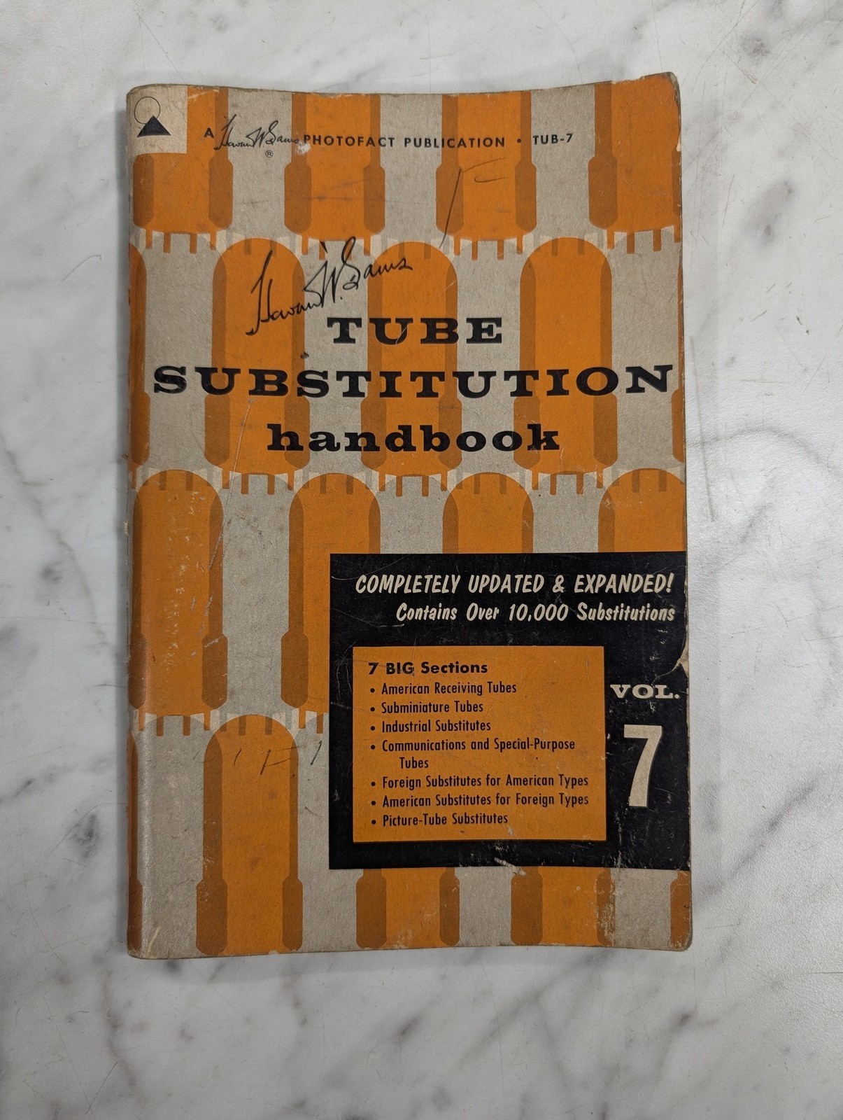 Sams Tube Substitution Handbook Volume Tub 7 Cross Reference Parts Book Manual