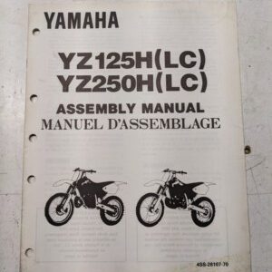 Yamaha Dealer Assembly Manual Motorcycle 4Ss-28107-70 Yz125H(Lc) Yz250H(Lc) 1995