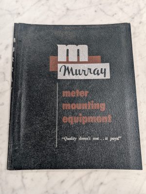 Murray Meter Mounting Equipment Sales Brochure Catalog Specs & Price List