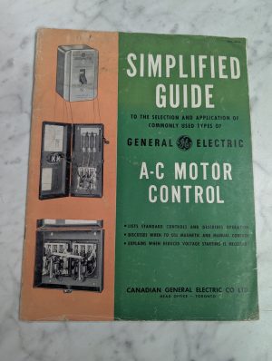 General Electric Simplified Guide To Selection Application Ac Motor Control 1949