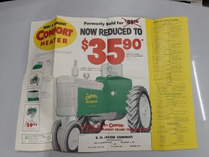Comfort Heater Tractor Heater Accessory Sales Foldout Brochure Literature