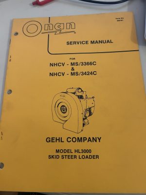 Gehl Company Onan Nhcv-Ms/3366C Nhcv Ms/3424C Service Manual Hl3000