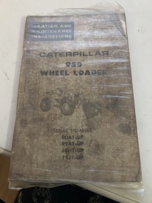 Caterpillar 950 Wheel Loader Operation Maintenance Manual 90A1 99A1