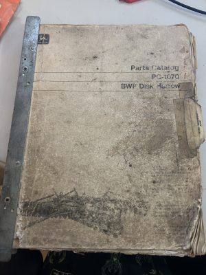 John Deere Pc-1070 Bwf Disc Harrow Parts Catalog 110 210 310 1973-1979