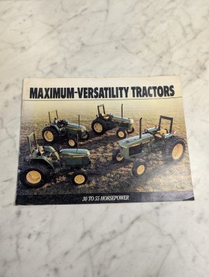John Deere Jd Maximum Versatility Tractors 30 To 55 Hp Sales Brochure Catalog