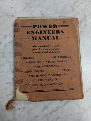 Power Engineers Manual Handbook Guide 1936 Mechanical Reference