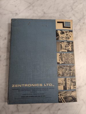 Zentronics Ltd Electrical Supply Sales Brochure Catalog 1965 ~700 Pages