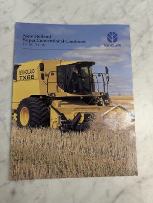 New Holland Tx 66 68 Super Conventional Combines Sales Brochure Literature