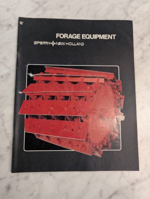 Sperry New Holland Forage Equipment Sales Brochure Literature 1979