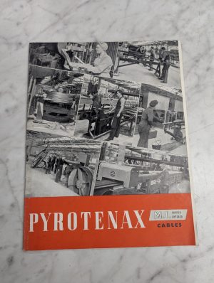 Pyrotenax Covered Cables Sales Brochure Catalog Information Specs 1953