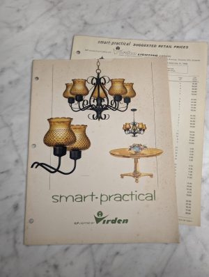 Smart Practical S/P Lighting Virden 1968 Mid Century Decorative Catalog Lamps