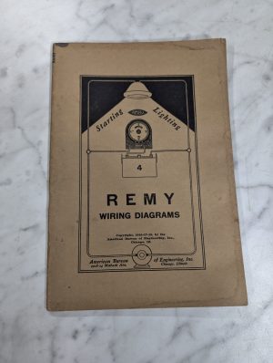 American Beureau Remy Wiring Diagrams Starting Lighting Ambu 1916 1917 1918
