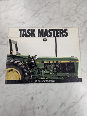 John Deere Jd Task Masters 65 To 95 Hp Tractors Sales Brochure Literature