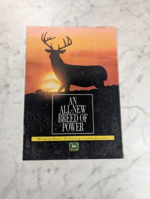 John Deere Jd An All New Breed Of Power Sales Brochure Catalog 1992