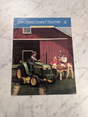 John Deere Jd Compact Tractors Under 40 Hp Sales Brochure Literature 1989