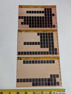 Forklift Microfiche Parts Manual List Hyster Challenger H30H H40H H50H H60H