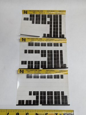 Forklift Microfiche Parts Manual List Hyster Challenger H700A H800A 1975
