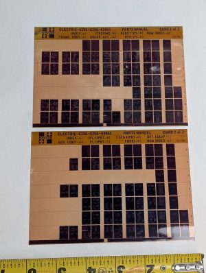 Forklift Microfiche Parts Manual List Hyster Electric E20A E25A E30As 1976