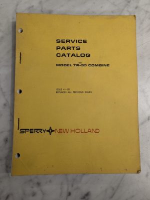 Sperry New Holland Service Parts List Book Catalog Manual Tr-95 Combine 4-83