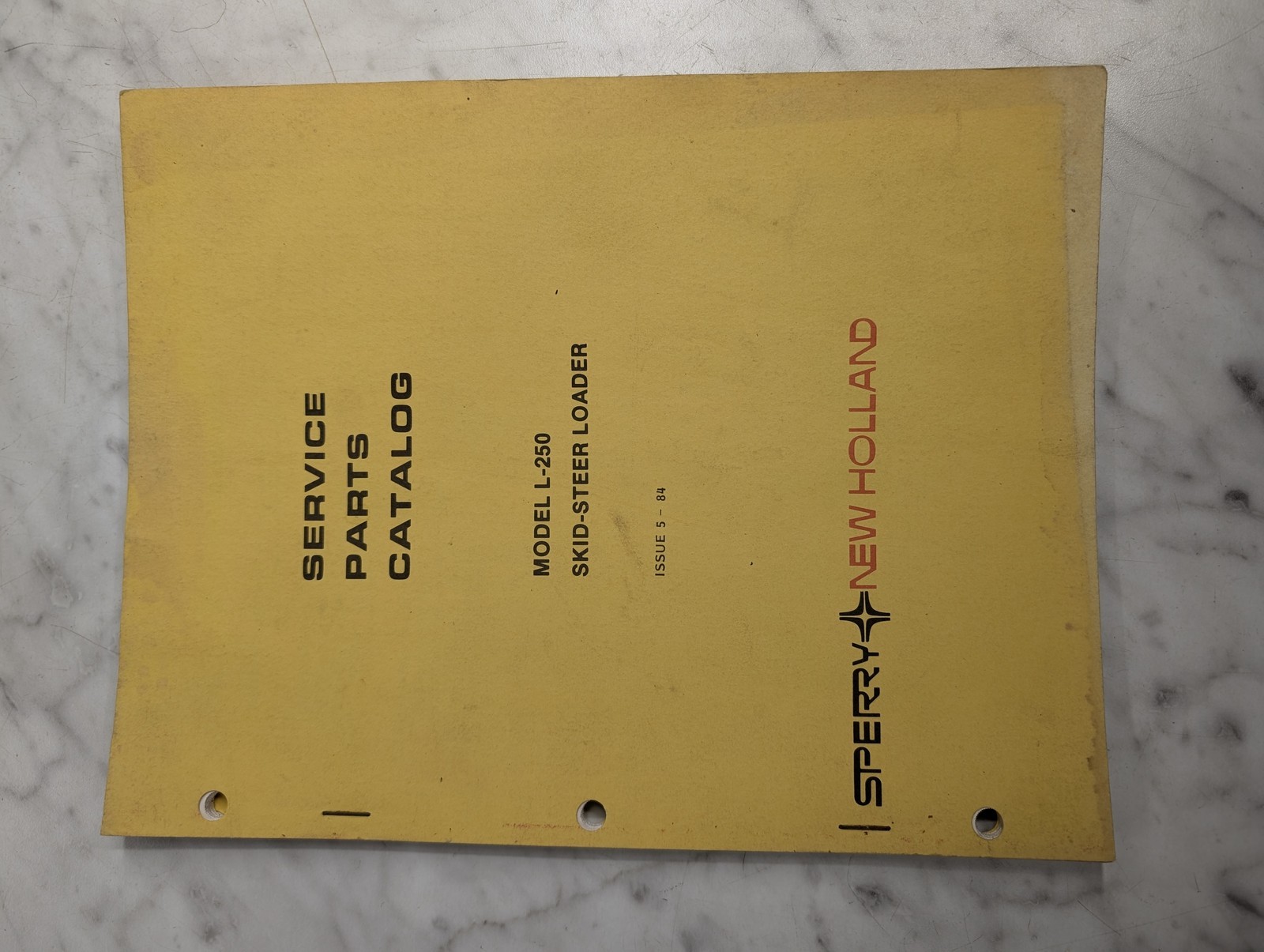 New Holland Service Parts List Catalog Manual L-250 Skid Steer Loader 5-84