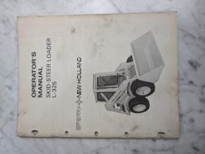 New Holland Operator'S Maintenance Manual Skid Steer Loader L-325 1980