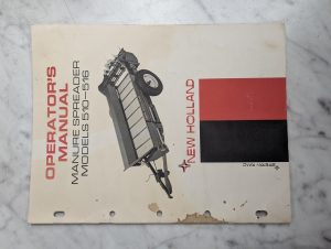 New Holland Operator'S Maintenance Manual Manure Spreader 510-516 Models